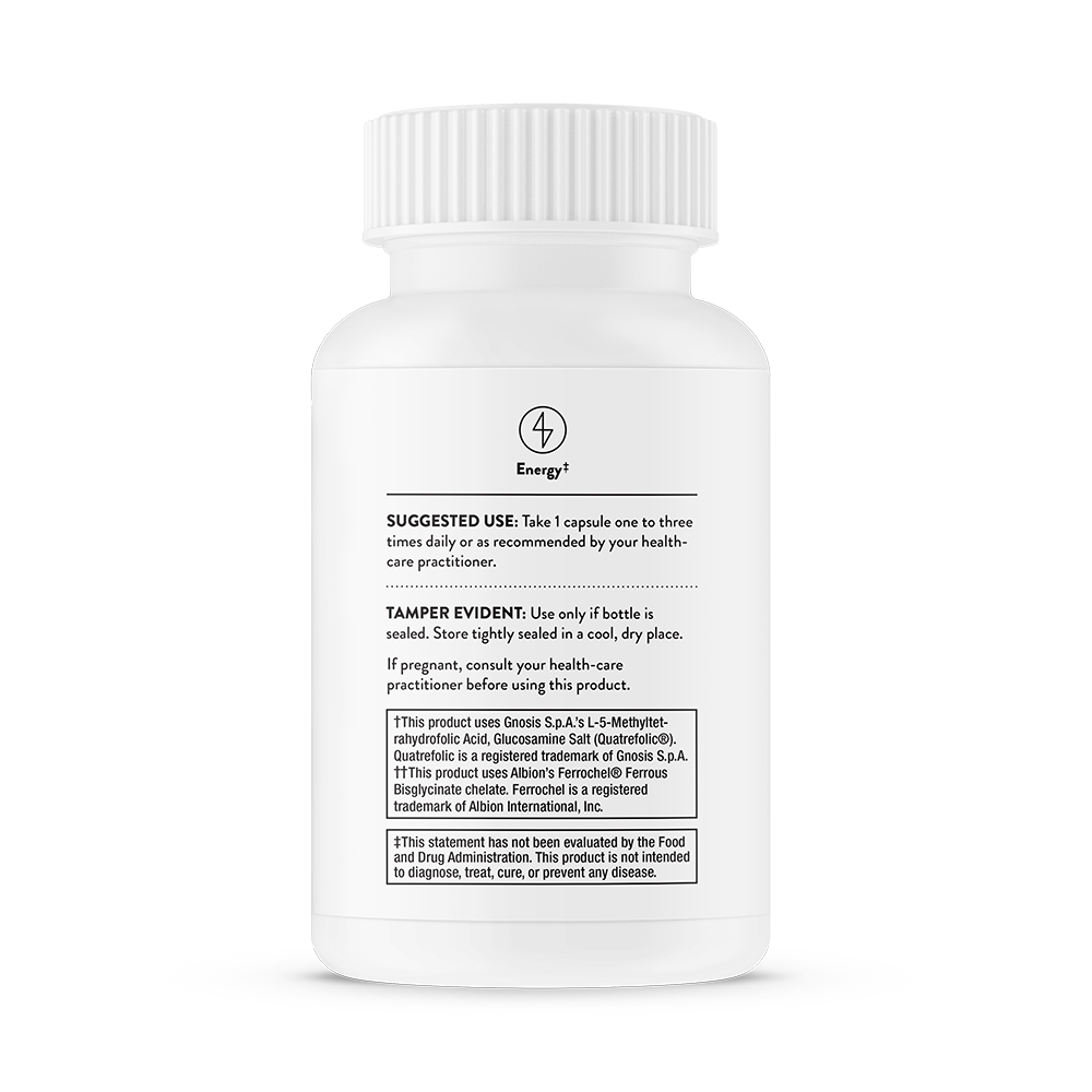 Thorne Advanced Iron Complex – side view
