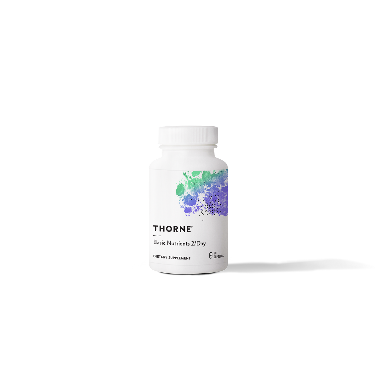 Thorne Basic Nutrients 2/Day – standing view