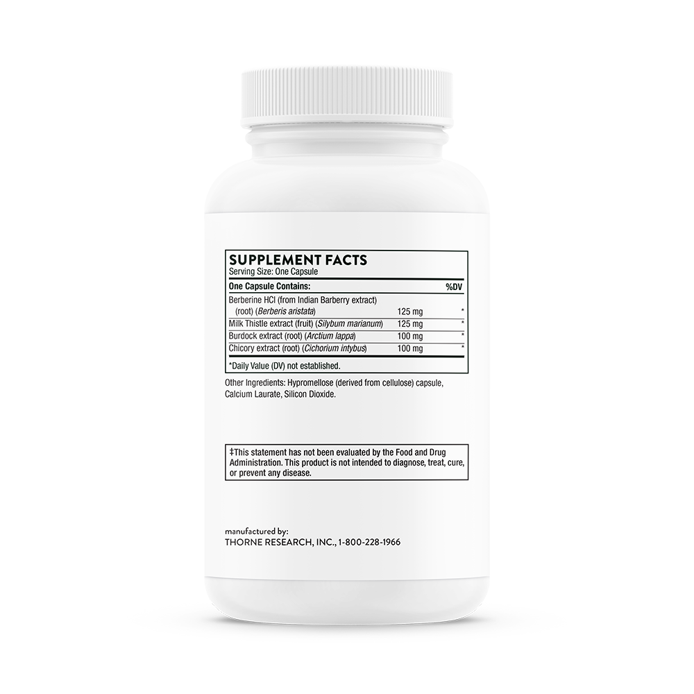 Thorne Liver Cleanse – back view