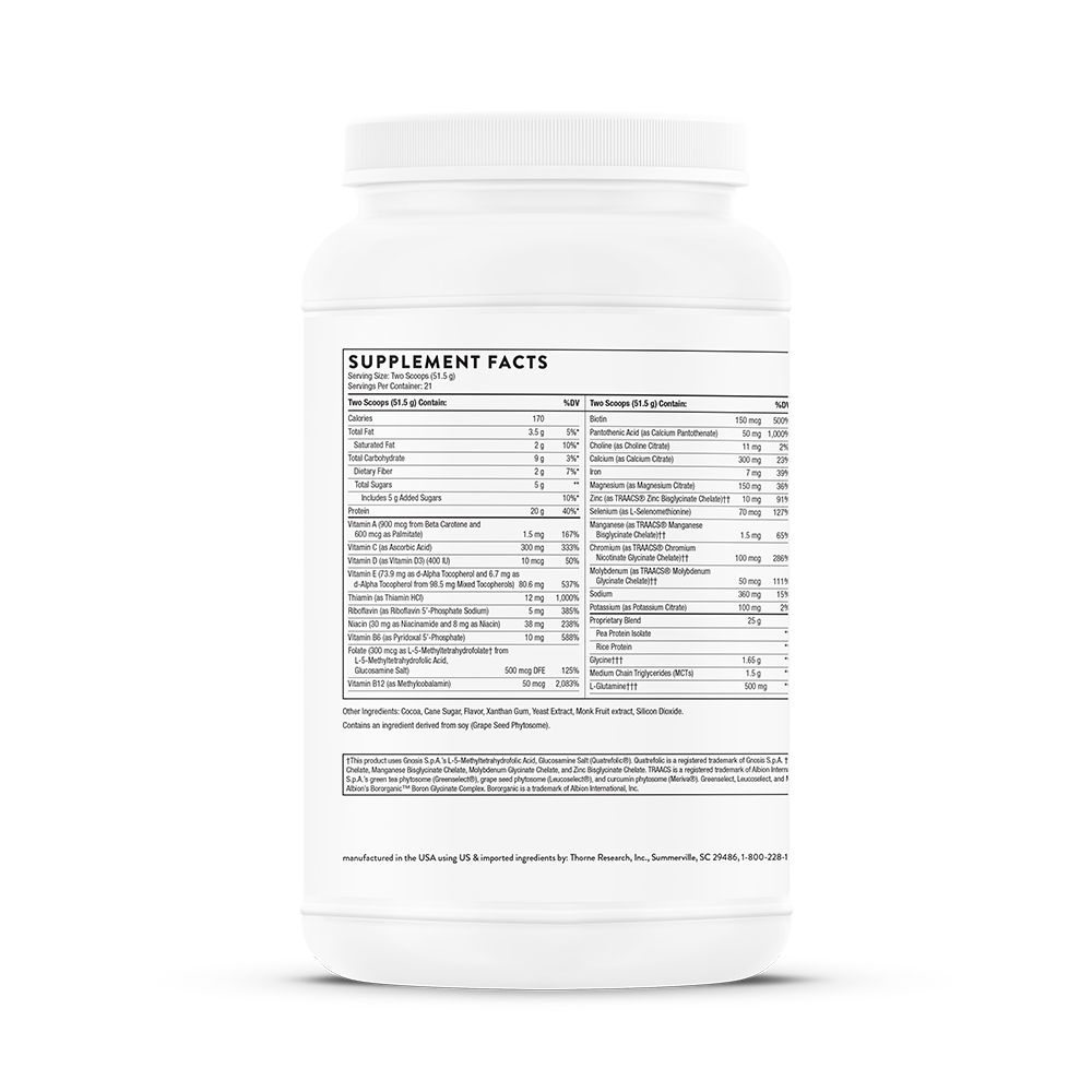 Thorne MediClear-SGS (Exclusive) – back view