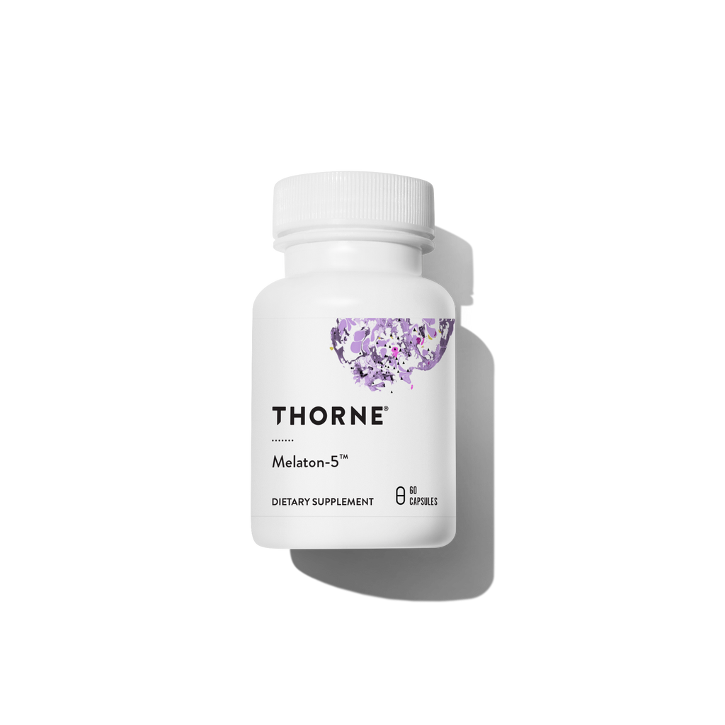 Thorne Melatonin (Melaton-3 & Melaton-5) – flatlay view