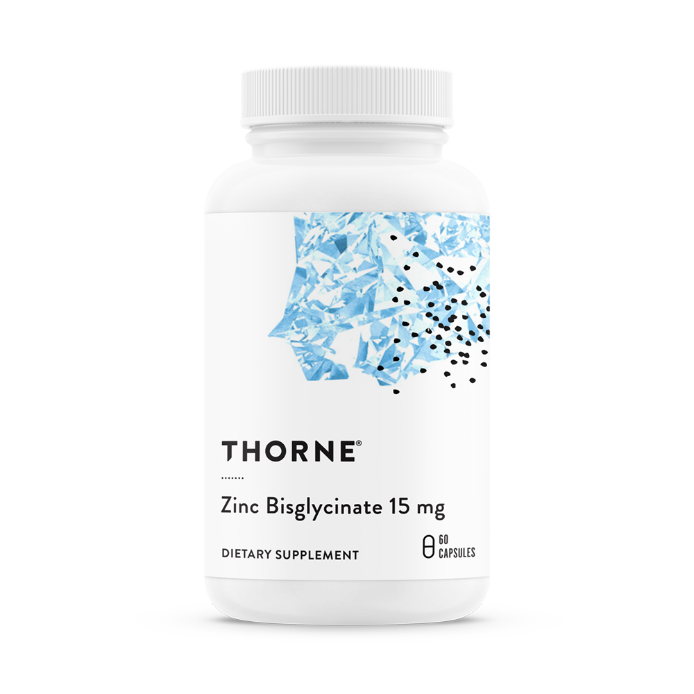 Thorne Zinc Bisglycinate – front view