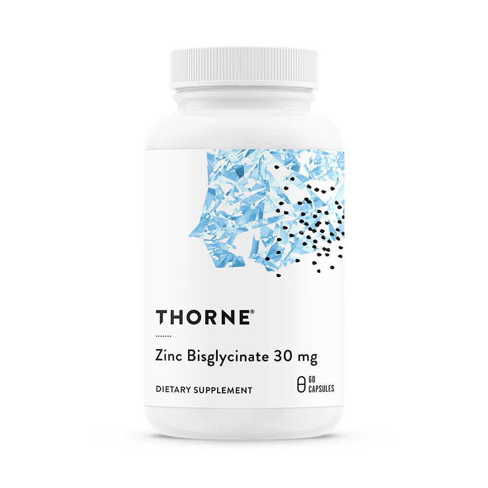 Thorne Zinc Bisglycinate – front view