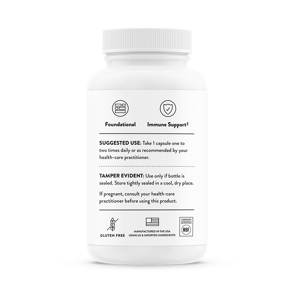 Thorne Zinc Picolinate – side view