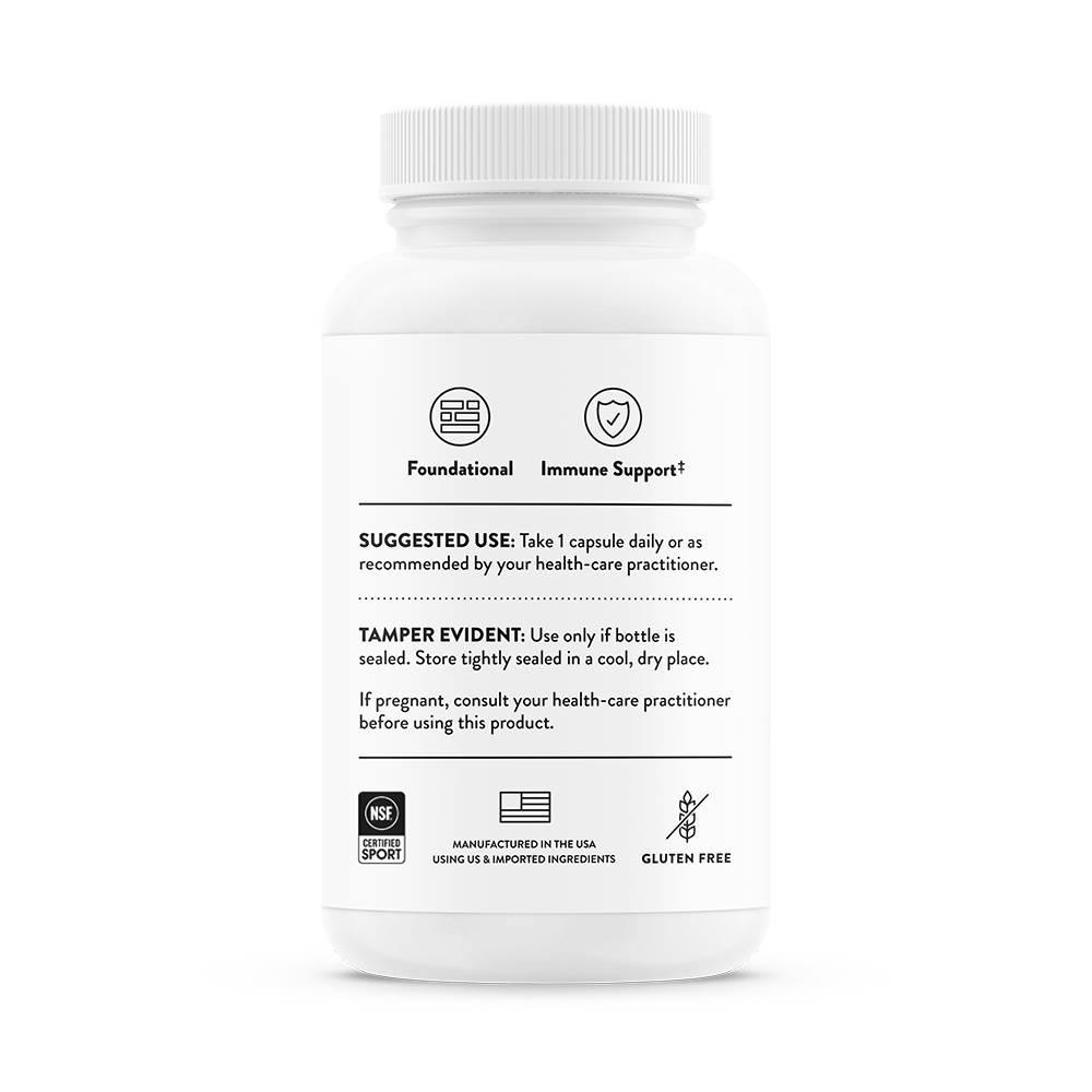 Thorne Zinc Picolinate – side view